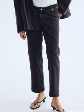 H&M MAMA BEFORE & AFTER STRAIGHT LOW ANKLE JEANS